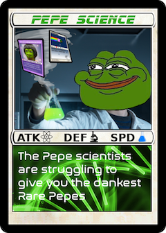 rare pepe card Pepe the frog main image 0
