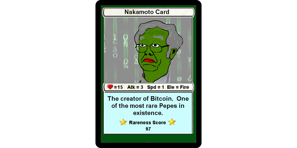 rare pepe card the frog RAREPEPE